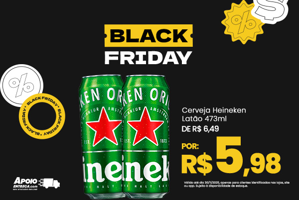 Cerveja Heineken Latão 473ml 30/11